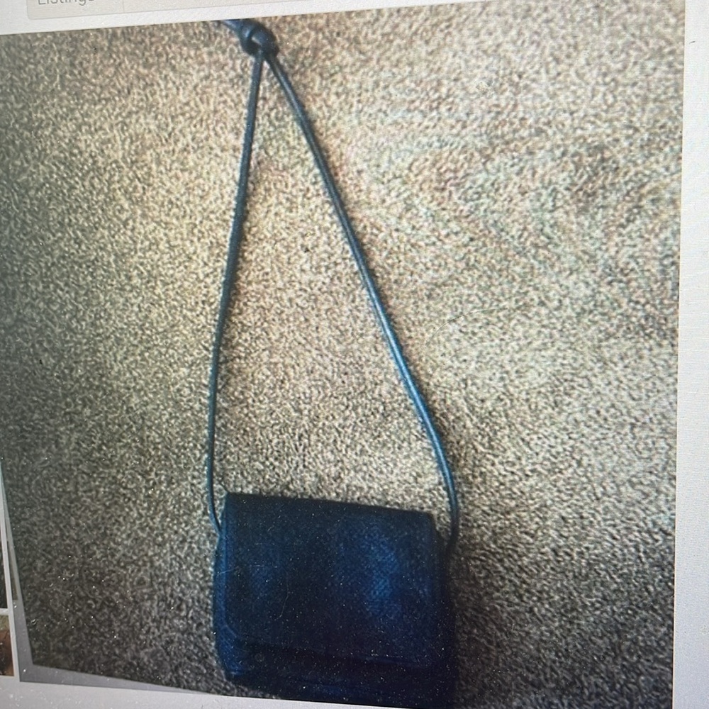Black straw bag by Nine West